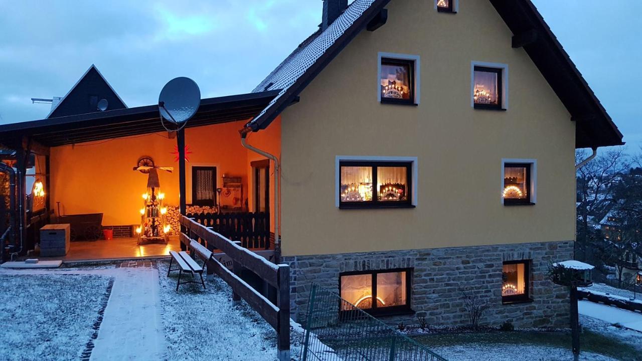 Apartament Waldhufenidyll Koenigswalde Im Erzgebirge Konigswalde Zewnętrze zdjęcie